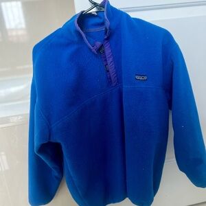 Patagonia Blue Fleece Pullover
